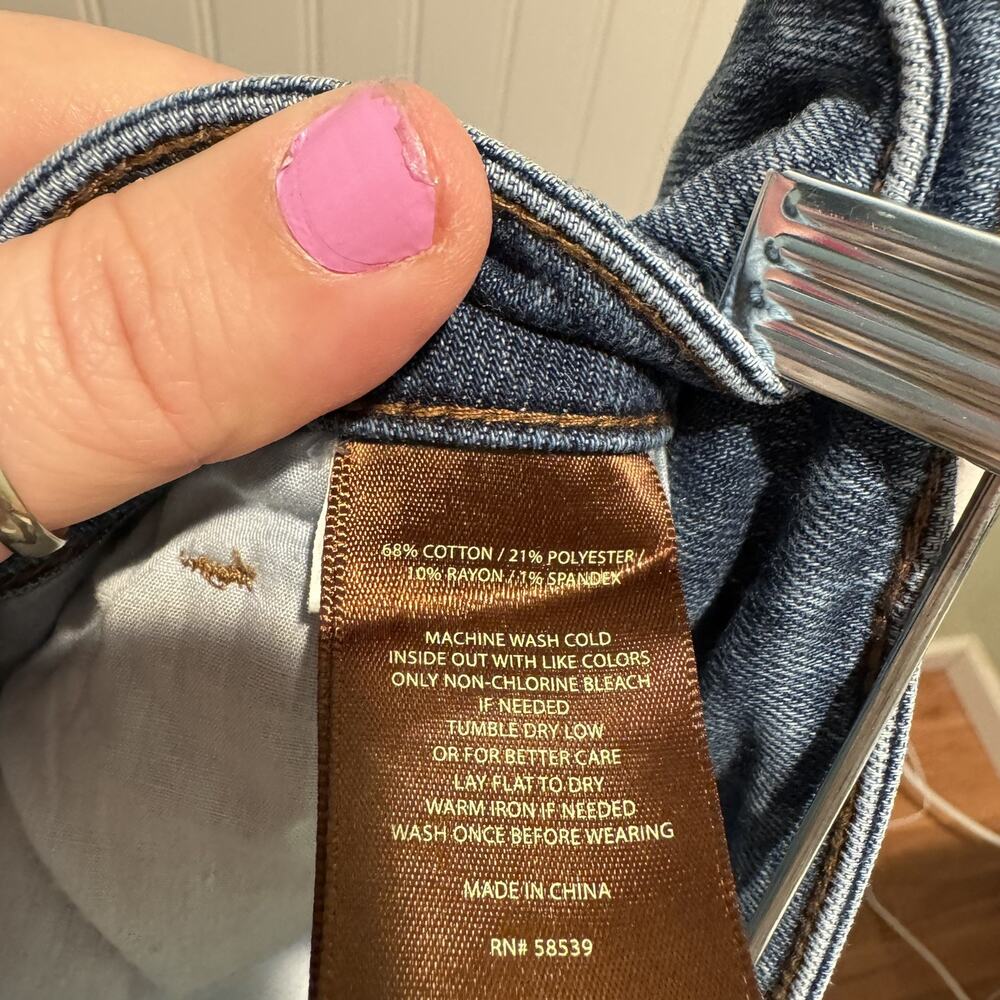 Kut From The Kloth Lucy High Rise Wide Leg Jeans Size 14 Petite - Picture 7 of 7